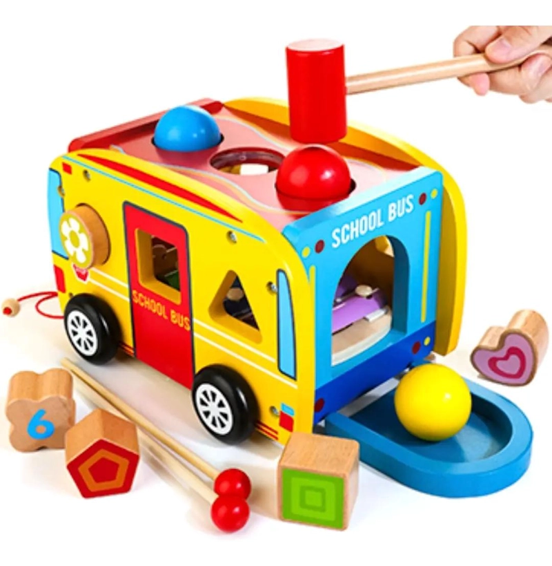 JUEGO EDUCATIVO DE ESTIMULACION MONTESSORI 4 EN 1 PARA NIÑOS - 2