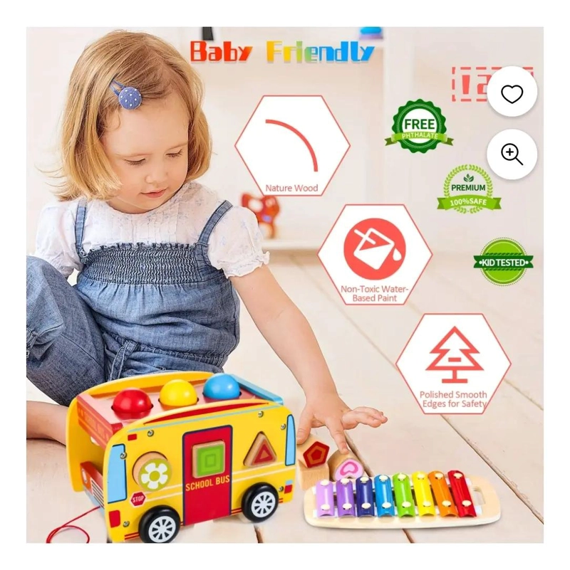 JUEGO EDUCATIVO DE ESTIMULACION MONTESSORI 4 EN 1 PARA NIÑOS - 5