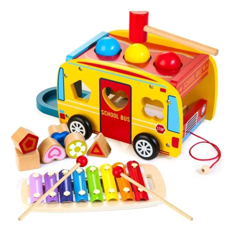 JUEGO EDUCATIVO DE ESTIMULACION MONTESSORI 4 EN 1 PARA NIÑOS - 6