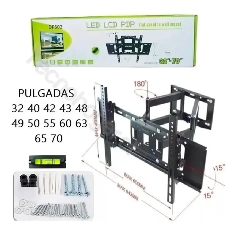 SOPORTE DE PARED PARA TELEVISORES DE 32 A 70 PULGADAS - 2