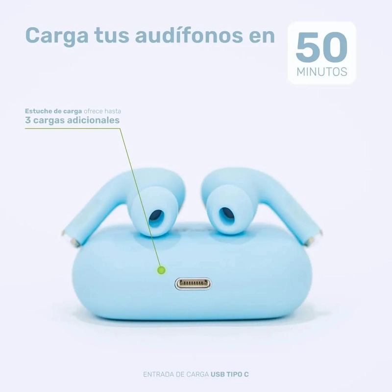 AUDIFONOS INALAMBRICOS CON SONIDO ENVOLVENTE Y CONTROL TACTIL - 2
