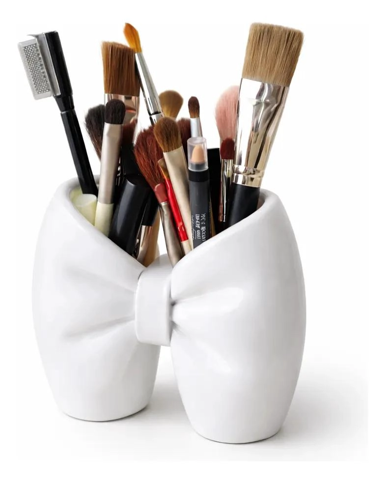 ORGANIZADOR DE ESCRITORIO MODERNO EN COLOR BLANCO - 1