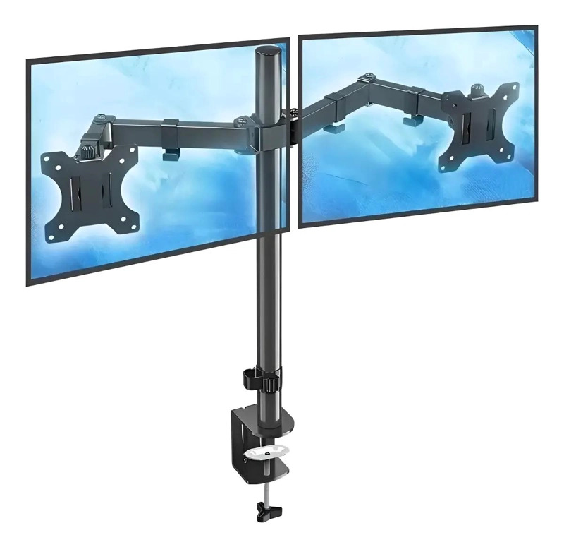 SOPORTE DE MESA PARA DOS MONITORES DE 15 A 33 PULGADAS - 1