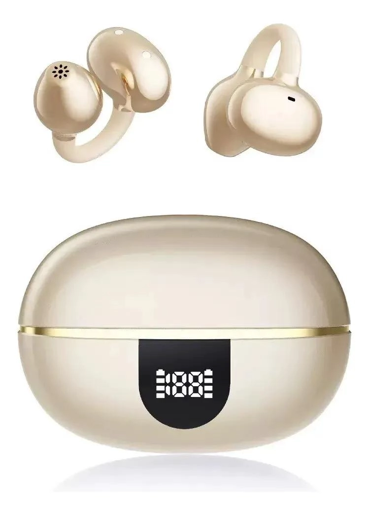 AUDIFONOS BLUETOOTH INALAMBRICOS OPEN EAR CON PANTALLA LED - 1