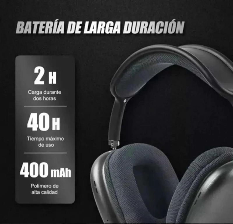 AUDIFONOS INALAMBRICOS BLUETOOTH CON CANCELACION DE RUIDO - 5