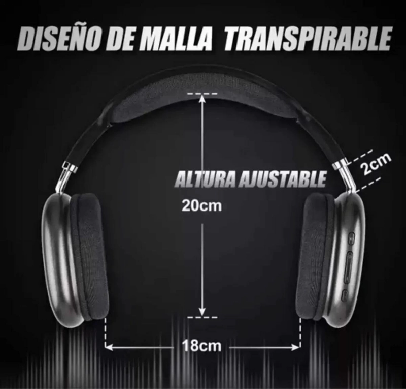 AUDIFONOS INALAMBRICOS BLUETOOTH CON CANCELACION DE RUIDO - 6