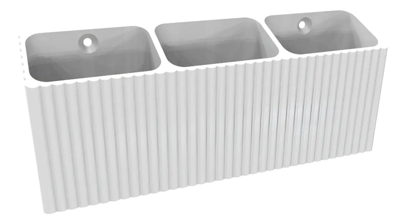 SOPORTE DE PARED PARA TRES CONTROLES DE TV CON DISEÑO MODERNO - 1