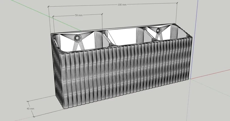 SOPORTE DE PARED PARA TRES CONTROLES DE TV CON DISEÑO MODERNO - 2