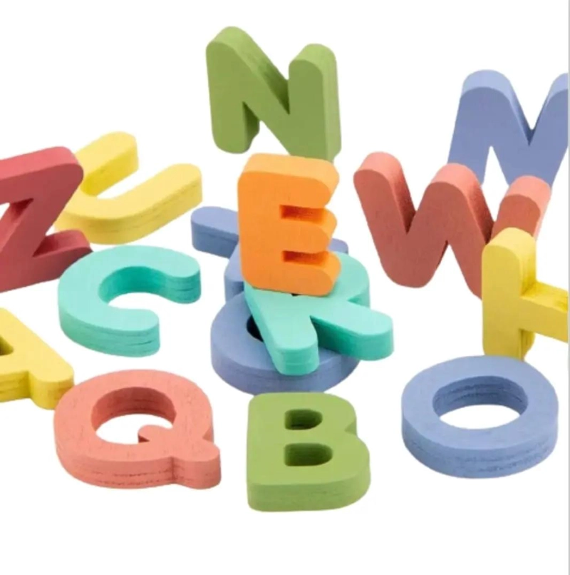 ROMPECABEZAS 3D EDUCATIVO DE MADERA CON LETRAS ABC PARA NIÑOS - 6
