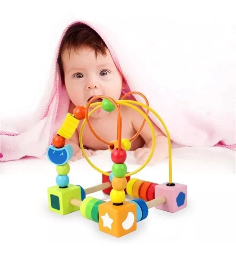 LABERINTO DIDACTICO DE MADERA MULTICOLOR PARA NIÑOS - 10