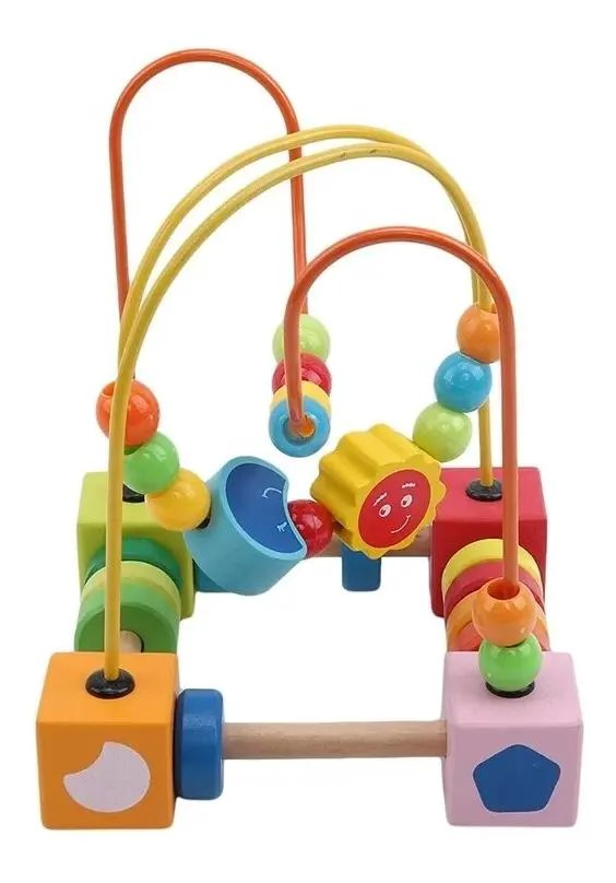 LABERINTO DIDACTICO DE MADERA MULTICOLOR PARA NIÑOS - 6