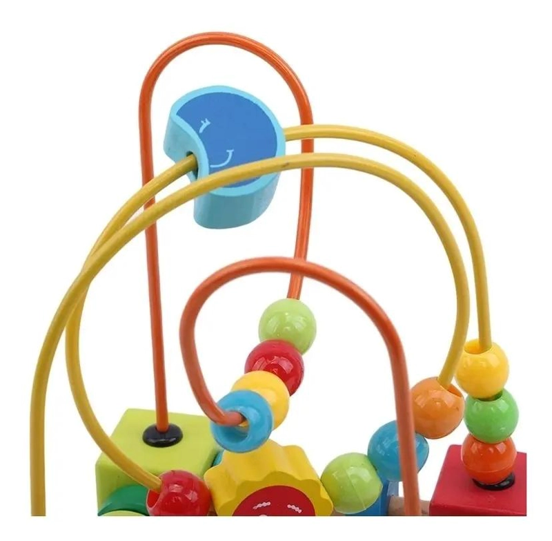 LABERINTO DIDACTICO DE MADERA MULTICOLOR PARA NIÑOS - 8