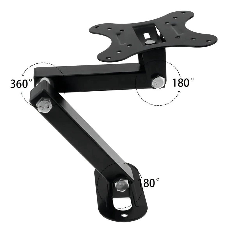 SOPORTE ARTICULADO PARA TV DE 10 A 32 PULGADAS AJUSTABLE - 4