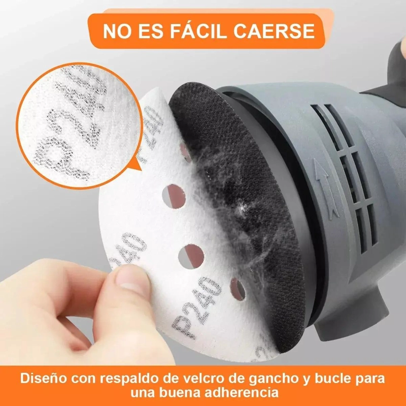 DISCOS DE LIJA AL AGUA 100 UNIDADES 12.2CM - 3