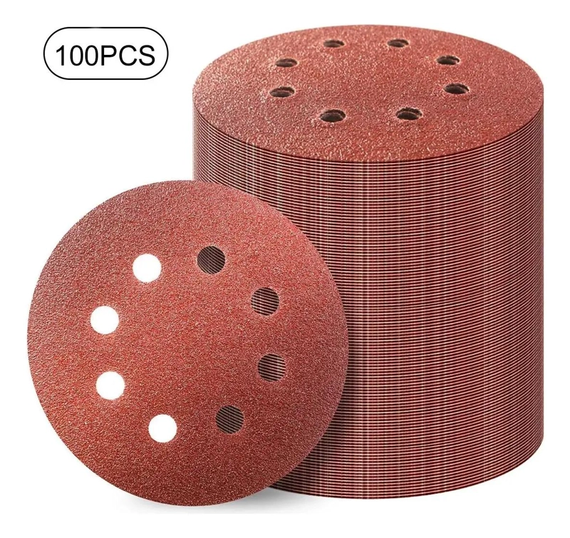 DISCOS DE LIJA AL AGUA 100 UNIDADES 12.2CM - 8