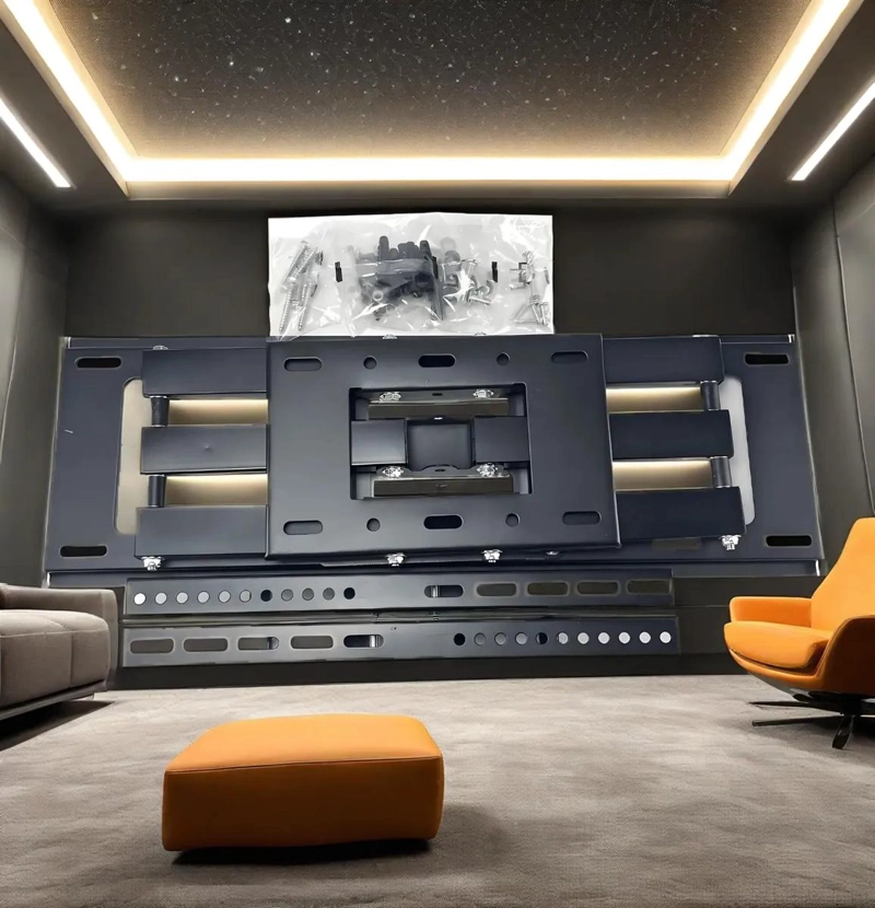 SOPORTE TELESCOPICO PARA TV DE 40 A 80 PULGADAS CON 6 BRAZOS - 3