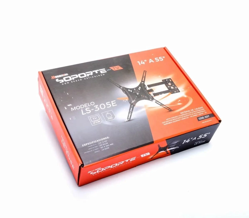 SOPORTE DE TELEVISOR CON BRAZO AJUSTABLE PARA PANTALLAS DE 14 A 55 PULGADAS - 4