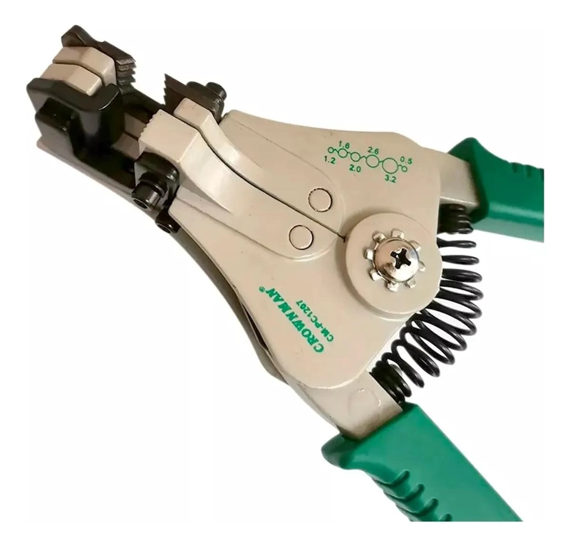 ALICATE PELACABLE AUTOMATICO Y CORTADOR VERDE - 1