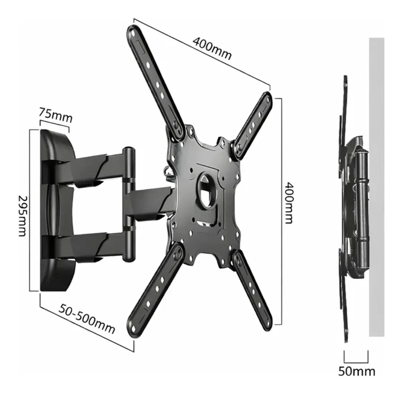 SOPORTE DE PARED PARA TELEVISORES DE 32 A 65 PULGADAS - 7