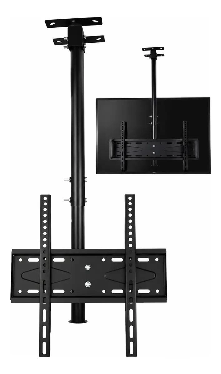 SOPORTE DE TECHO PARA TV GIRATORIO 180° DE ACERO NEGRO - 1