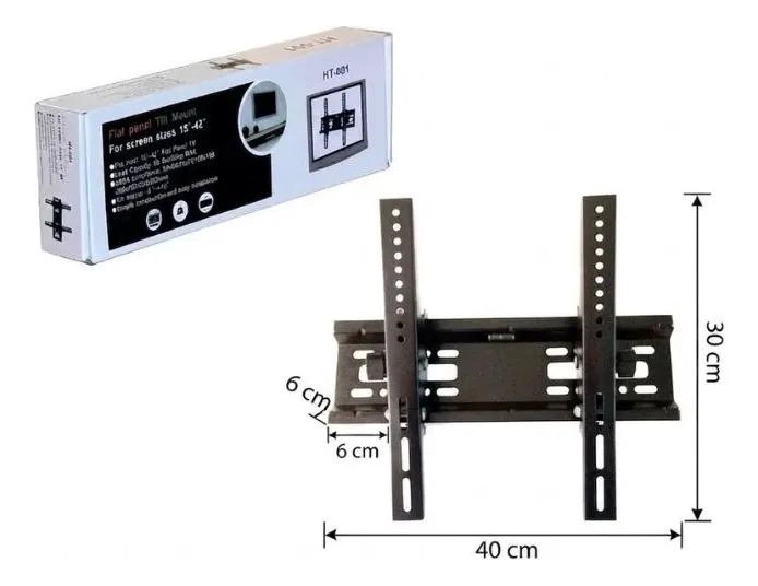 SOPORTE DE PARED INCLINABLE PARA TELEVISORES DE 15 A 42 PULGADAS - 2