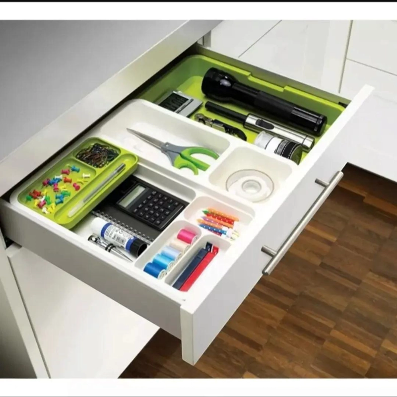ORGANIZADOR DE CAJON EXTENSIBLE CON 10 COMPARTIMENTOS MULTIUSO - 5