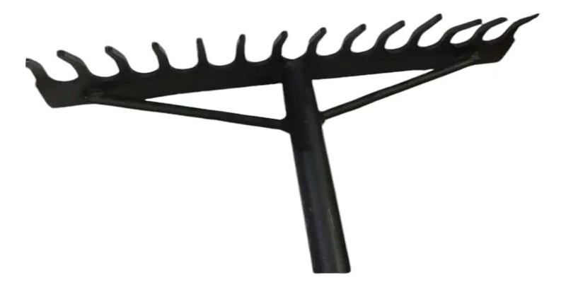 RASTRILLO METALICO RESISTENTE PARA CONSTRUCCION Y JARDINERIA - 1