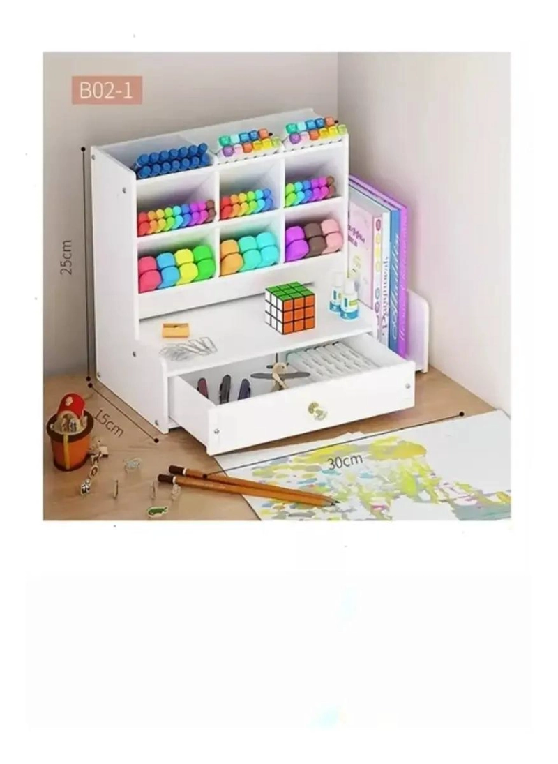 ORGANIZADOR DE ESCRITORIO CON SEPARADORES PARA CAJON - 4
