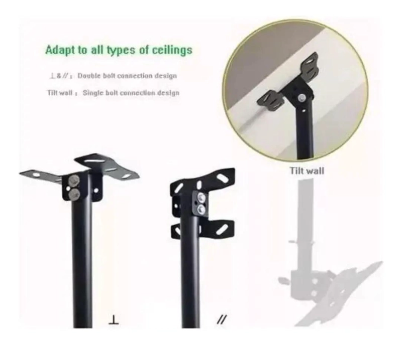 SOPORTE DE TV DE TECHO PARA PANTALLAS DE 42 A 80 PULGADAS - 7