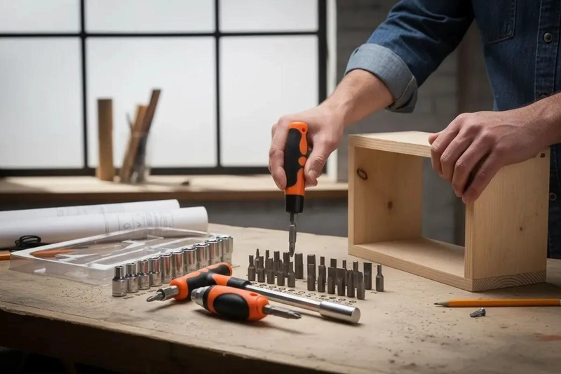 SET DE DESTORNILLADORES DE 28 PIEZAS CON MANGO ERGONOMICO - 2