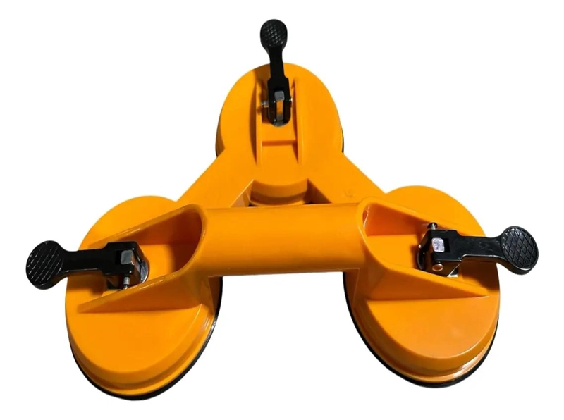 VENTOSA TRIPLE DE PLASTICO PARA VIDRIO 120MM 100KG - 1