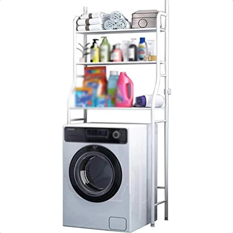 ESTANTE ORGANIZADOR METALICO DE 3 NIVELES PARA BAÑO Y SALA - 9