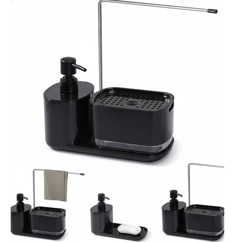 ORGANIZADOR MULTIFUNCIONAL PARA LAVAPLATOS CON DISPENSADOR - 8