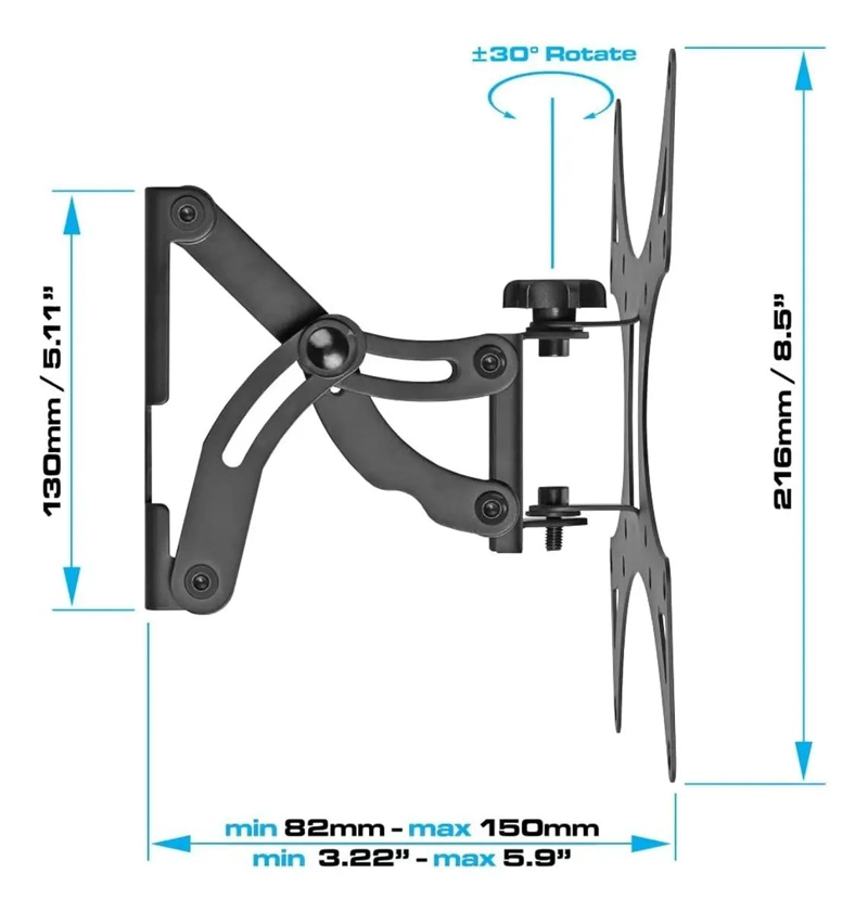 SOPORTE UNIVERSAL PARA TV LED LCD DE 23 A 42 PULGADAS - 4