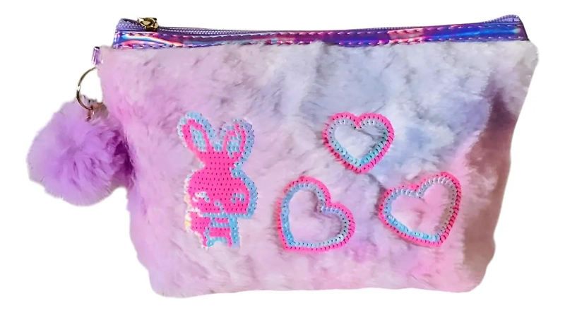 COSMETIQUERO GRANDE DISEÑO CONEJITA KAWAII PARA BELLEZA - 1