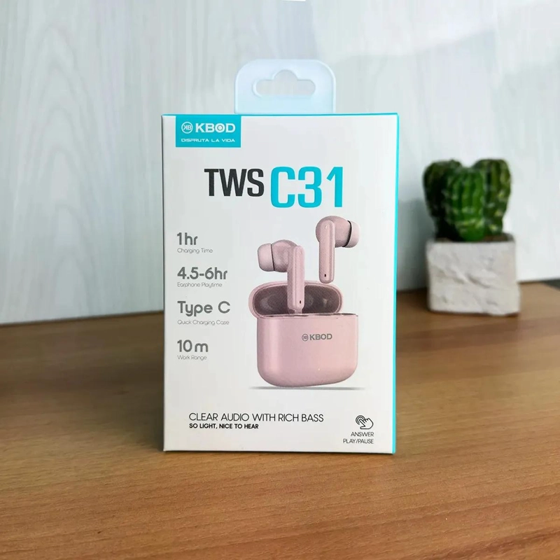 AUDIFONOS INALAMBRICOS BLUETOOTH 5.3 CON ESTUCHE DE CARGA - 1