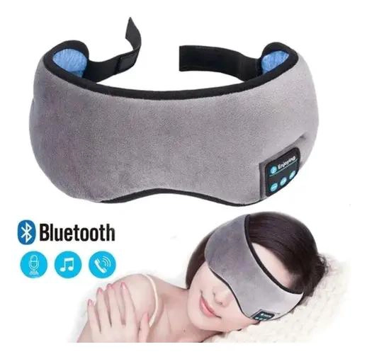 MASCARA DE DORMIR CON AURICULARES BLUETOOTH 5.0 Y MICROFONO - 3