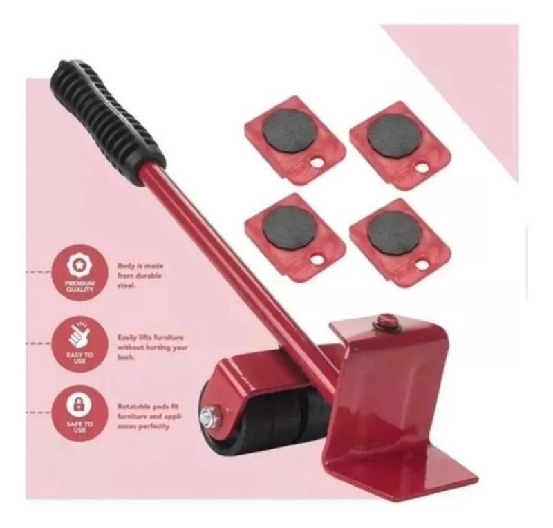 SET DE HERRAMIENTAS PARA MOVER MUEBLES PESADOS CON RUEDAS - 5