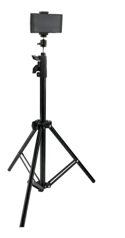 TRIPODE AJUSTABLE DE 160 CM CON CONTROL BLUETOOTH PARA CELULARES - 8