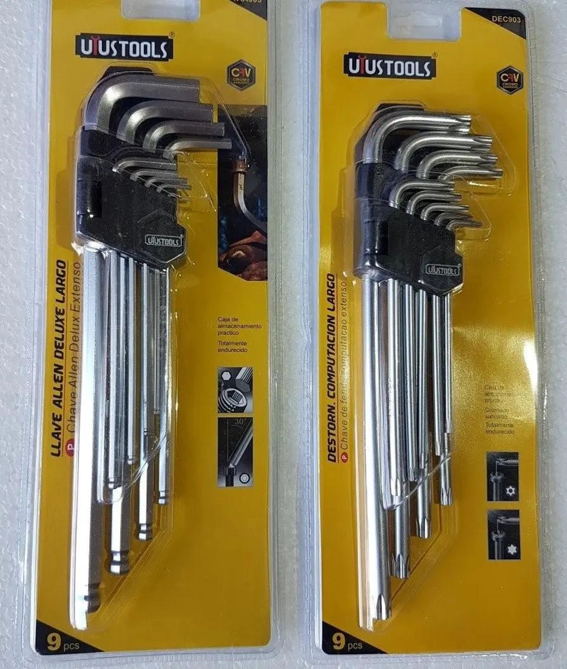 SET LLAVES ALLEN Y TORX DE ACERO - 6