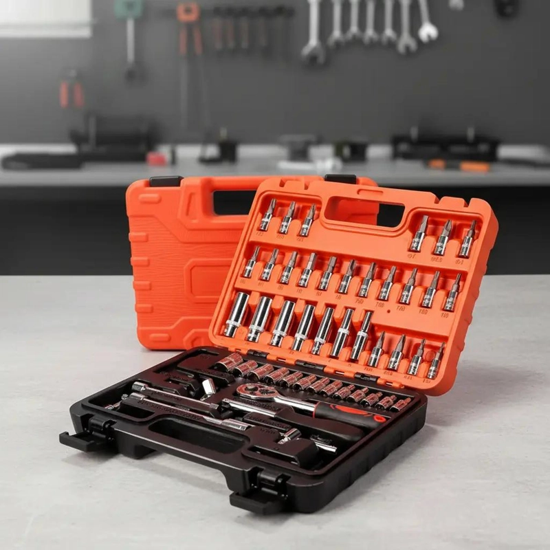 SET DE DADOS Y LLAVES TORX 53 PIEZAS - 1