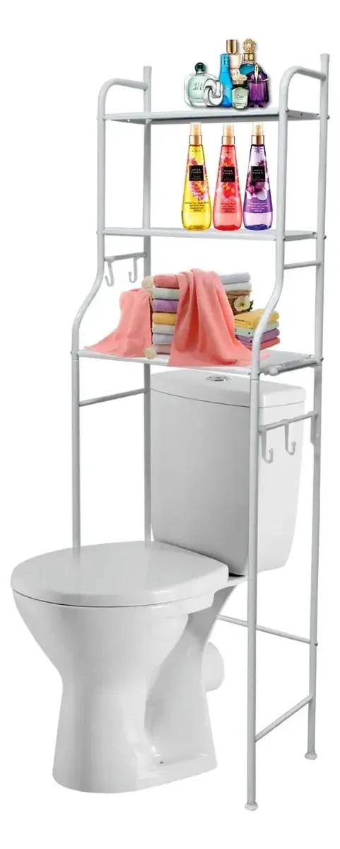 ESTANTE ORGANIZADOR DE BAÑO METALICO DE 3 NIVELES - 1