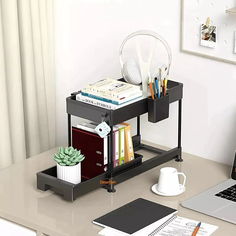 ORGANIZADOR DESLIZANTE PARA COCINA Y BAÑO CON CAJONES - 3