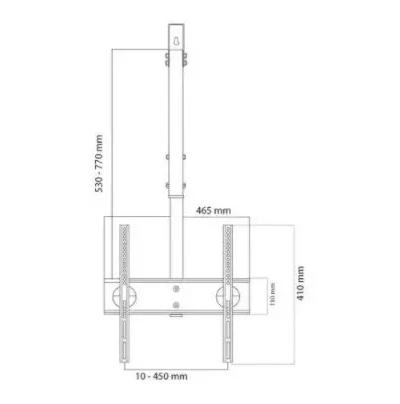 SOPORTE DE TECHO UNIVERSAL PARA PANTALLAS DE 14 A 32 PULGADAS - 2