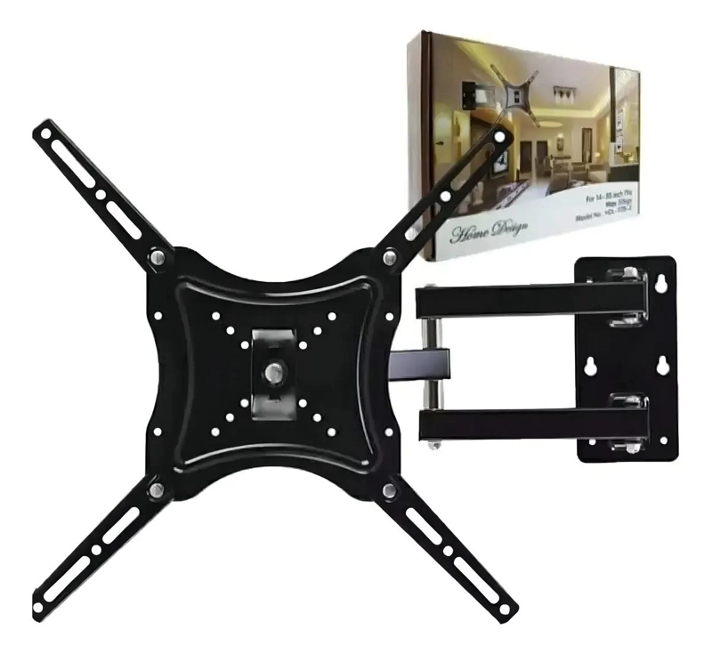 SOPORTE DE PARED INCLINABLE PARA TV Y MONITOR DE 14'' A 55'' - 3