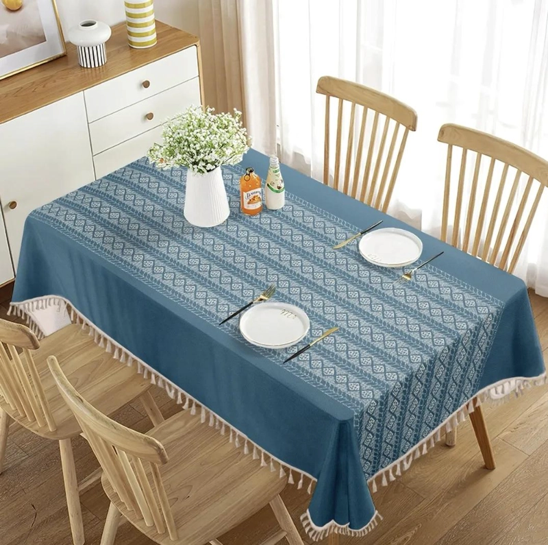 MANTEL RECTANGULAR IMPERMEABLE 220X140 CM PARA COMEDOR - 1