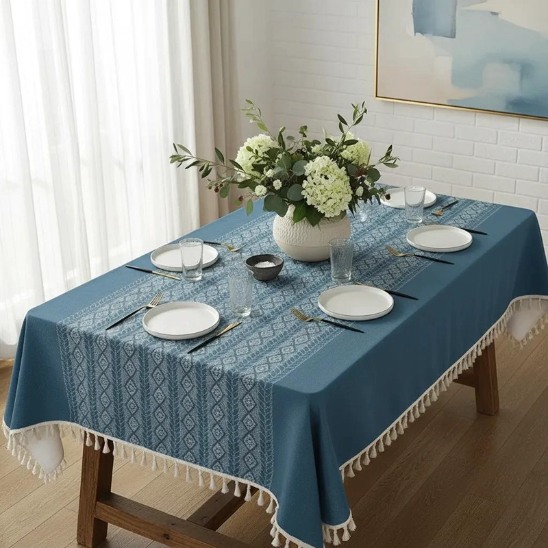 MANTEL RECTANGULAR IMPERMEABLE 220X140 CM PARA COMEDOR - 2