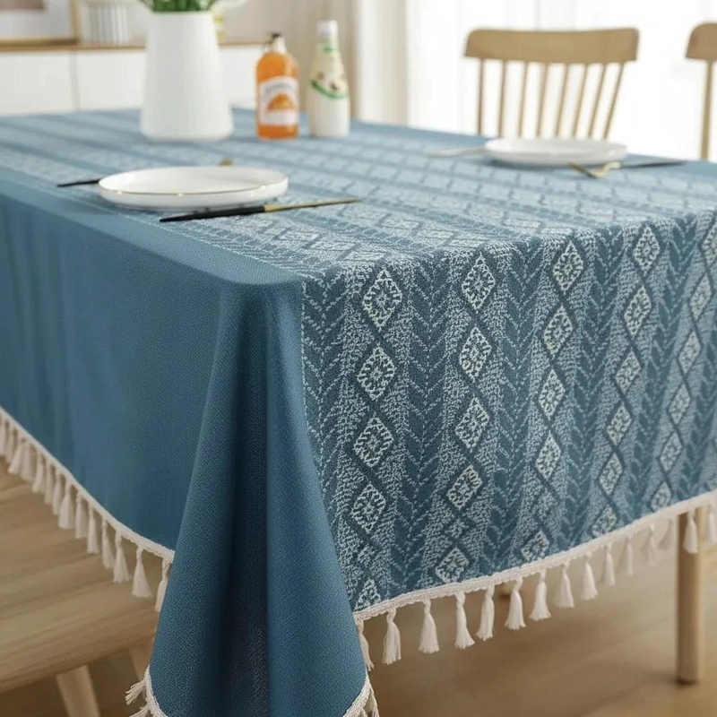 MANTEL RECTANGULAR IMPERMEABLE 220X140 CM PARA COMEDOR - 3