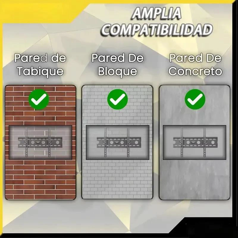 SOPORTE INCLINABLE PARA TV DE 26 A 60 PULGADAS EN PARED - 5