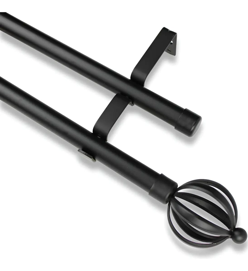 BARRAS METALICAS EXTENSIBLES PARA CORTINAS DE 120 A 210 CM - 1